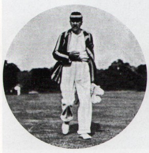 Hornung playing cricket